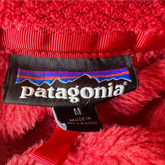 Patagonia quarter zip fleece red jacket women’s medium retool 1/4 - Picture 4 of 5